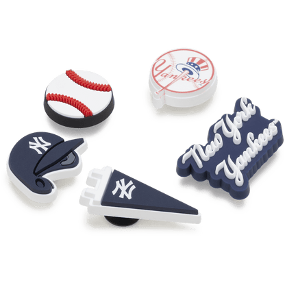 Crocs Signature MLB New York Yankees 5 Pack Jibbitz™ charms