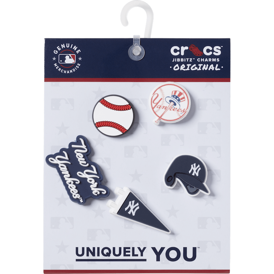 Crocs Signature MLB New York Yankees 5 Pack Jibbitz™ charms