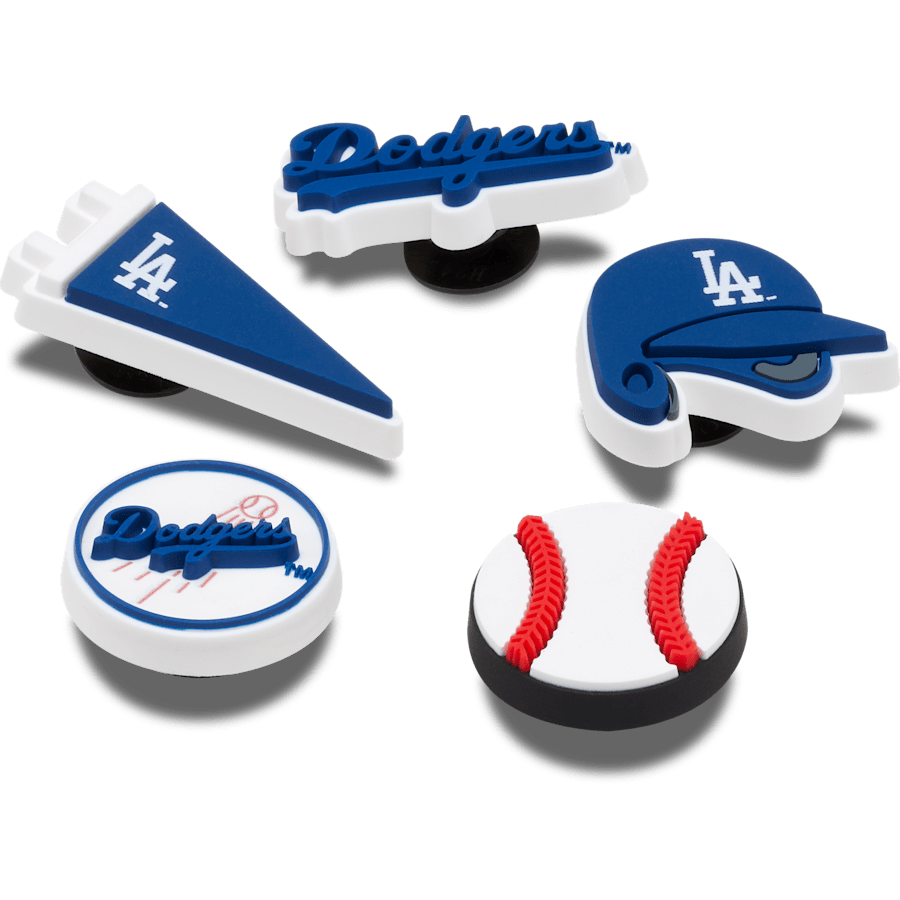 Crocs Special Offer MLB Los Angeles Dodgers 5pck Jibbitz™ charms