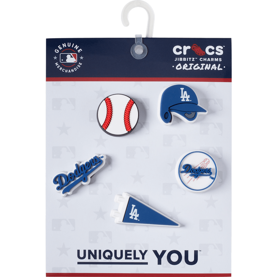Crocs Special Offer MLB Los Angeles Dodgers 5pck Jibbitz™ charms
