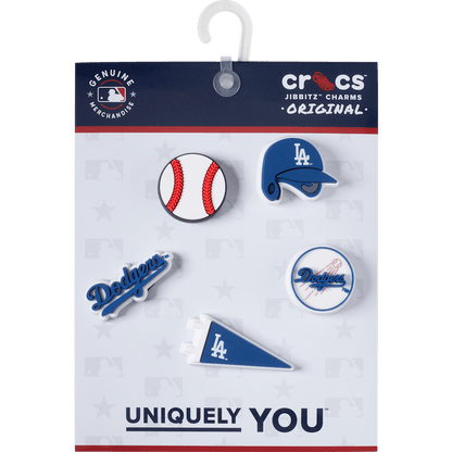 Crocs Special Offer MLB Los Angeles Dodgers 5pck Jibbitz™ charms