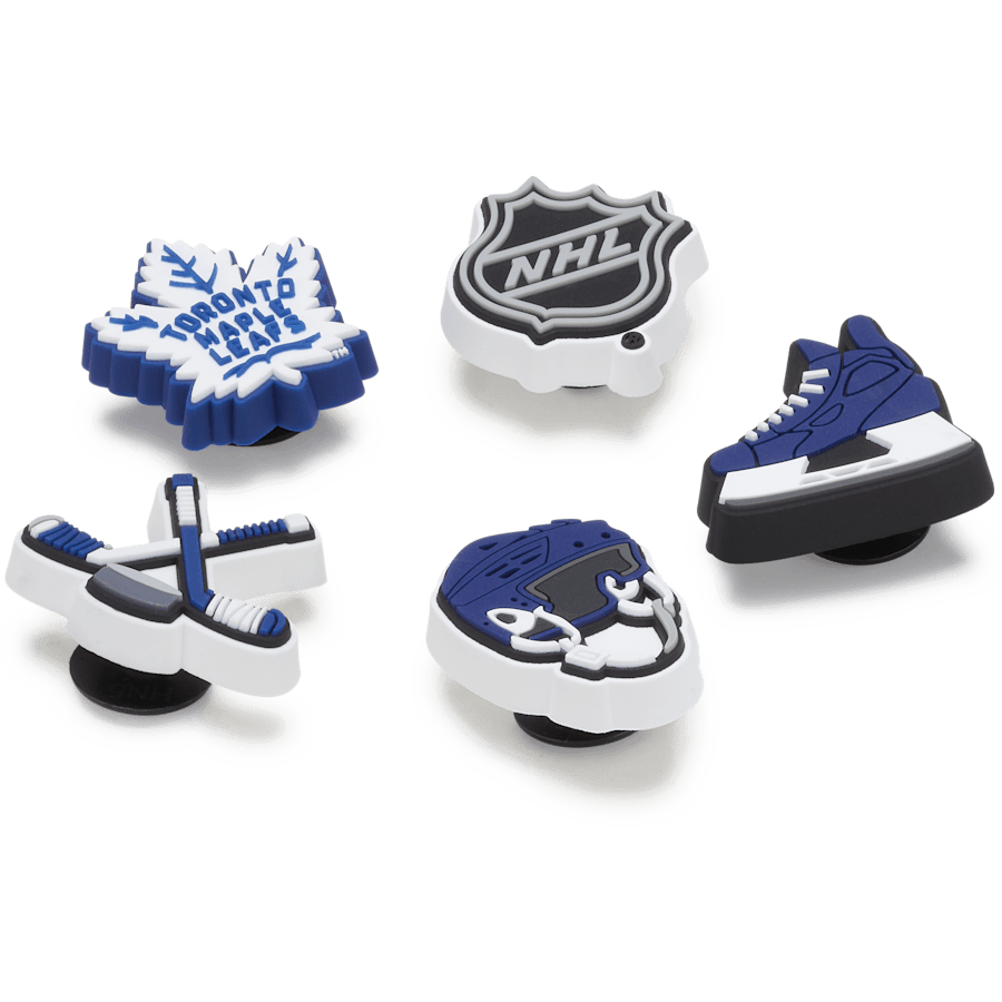 Crocs Quality NHL® Toronto Maple Leafs® 5 Pack Jibbitz™ charms