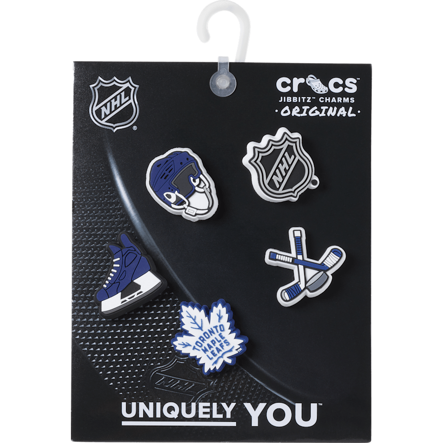 Crocs Quality NHL® Toronto Maple Leafs® 5 Pack Jibbitz™ charms