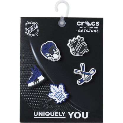 Crocs Quality NHL® Toronto Maple Leafs® 5 Pack Jibbitz™ charms