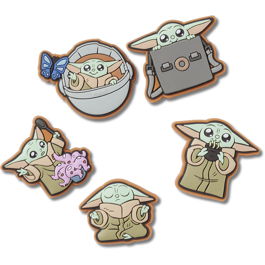 Crocs Hot Sale Grogu 5 Pack Jibbitz™ charms