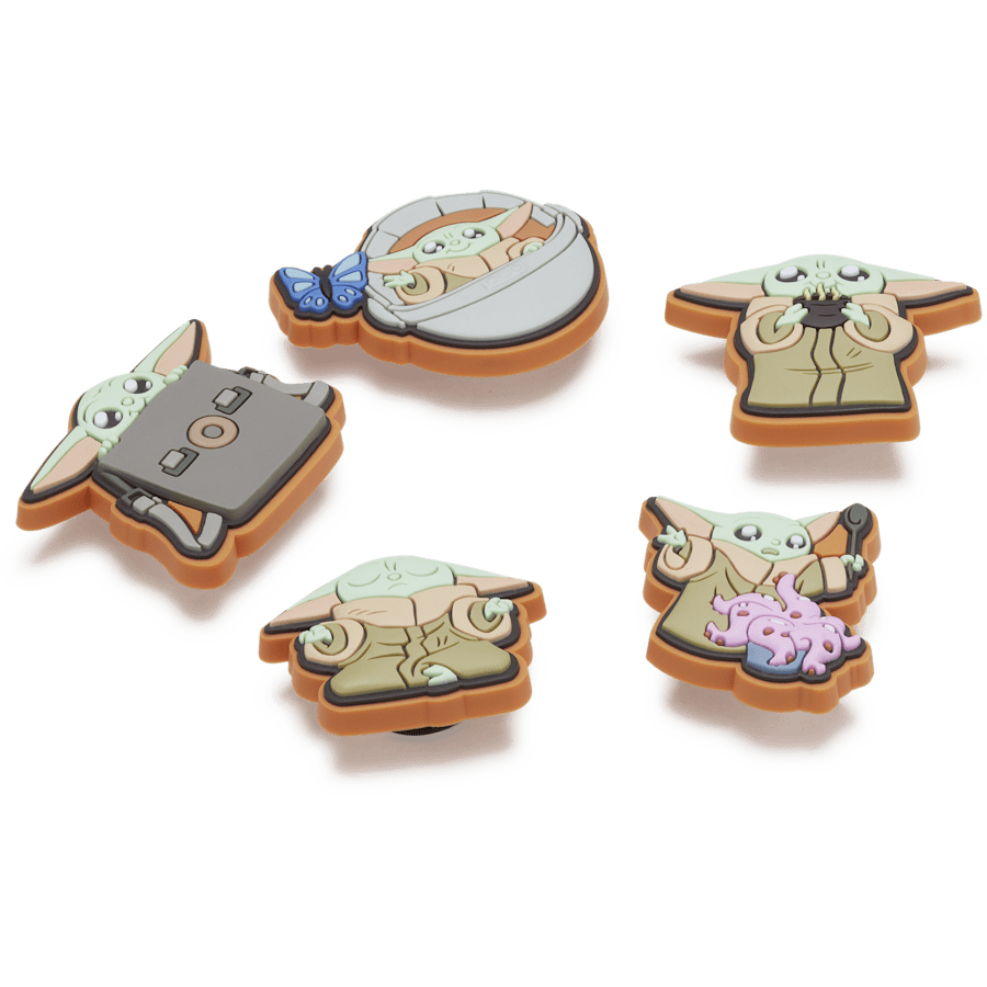 Crocs Hot Sale Grogu 5 Pack Jibbitz™ charms