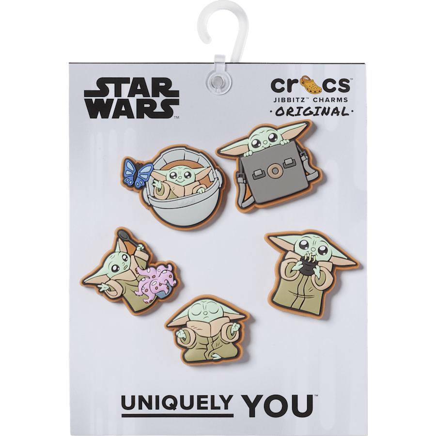 Crocs Hot Sale Grogu 5 Pack Jibbitz™ charms