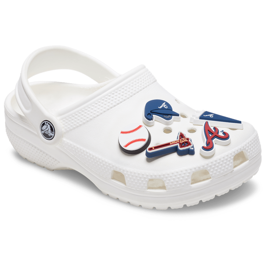 Crocs New MLB Atlanta Braves 5 Pack Jibbitz™ charms