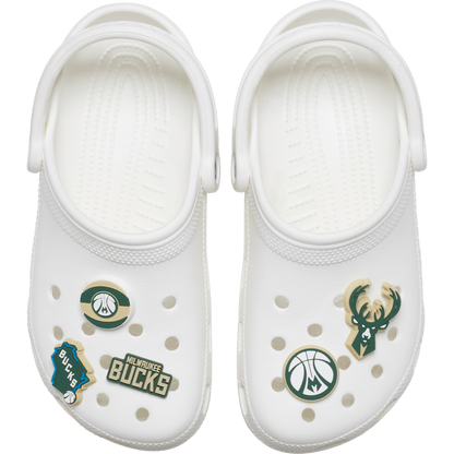 Crocs Best Seller NBA Milwaukee Bucks 5 Pack Jibbitz™ charms