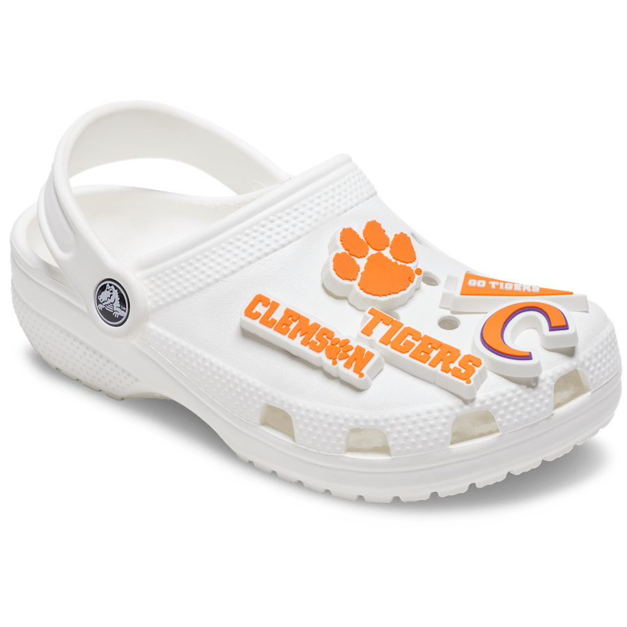 Crocs Essential Clemson Univ 5 Pack Jibbitz™ charms