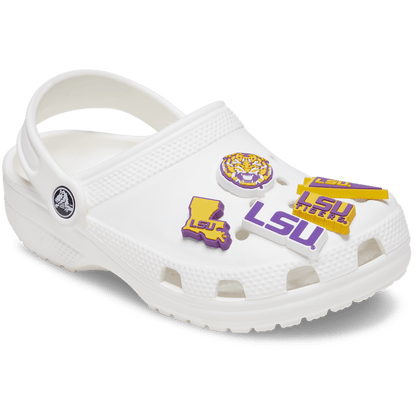 Crocs Latest LSU 5 Pack Jibbitz™ charms