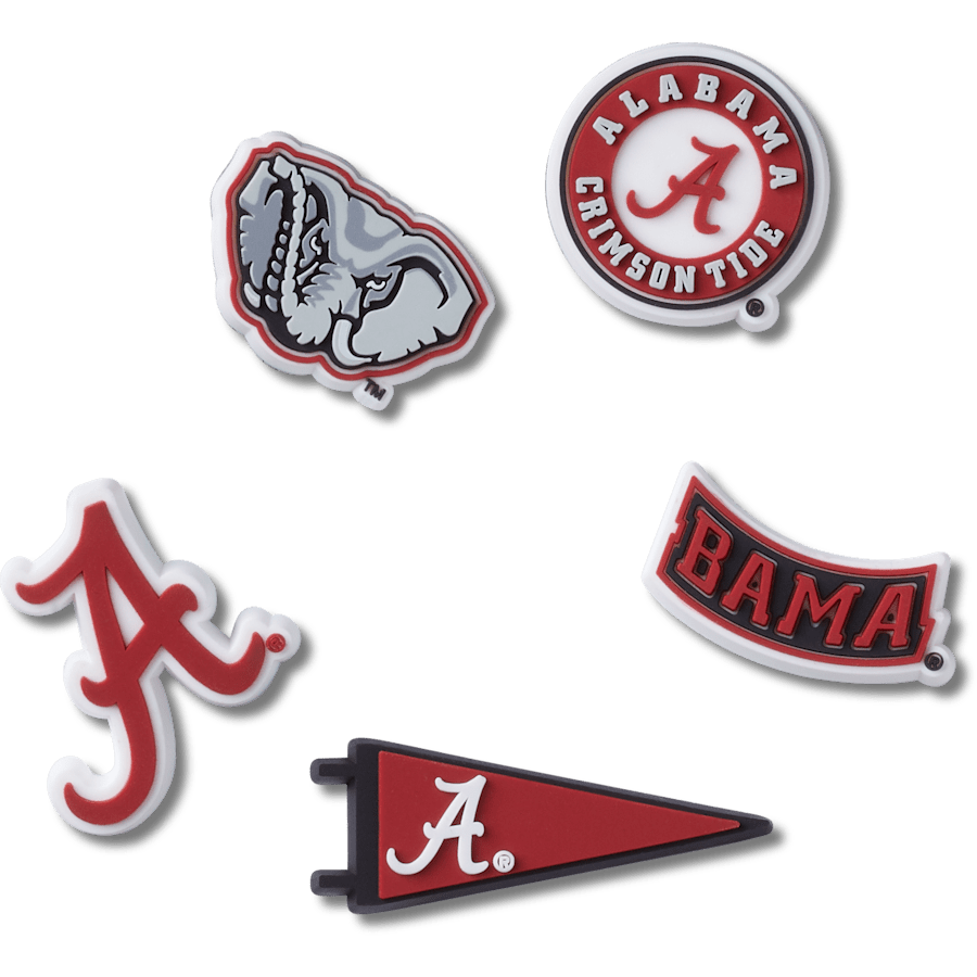 Crocs Popular University of Alabama 5 Pack Jibbitz™ charms
