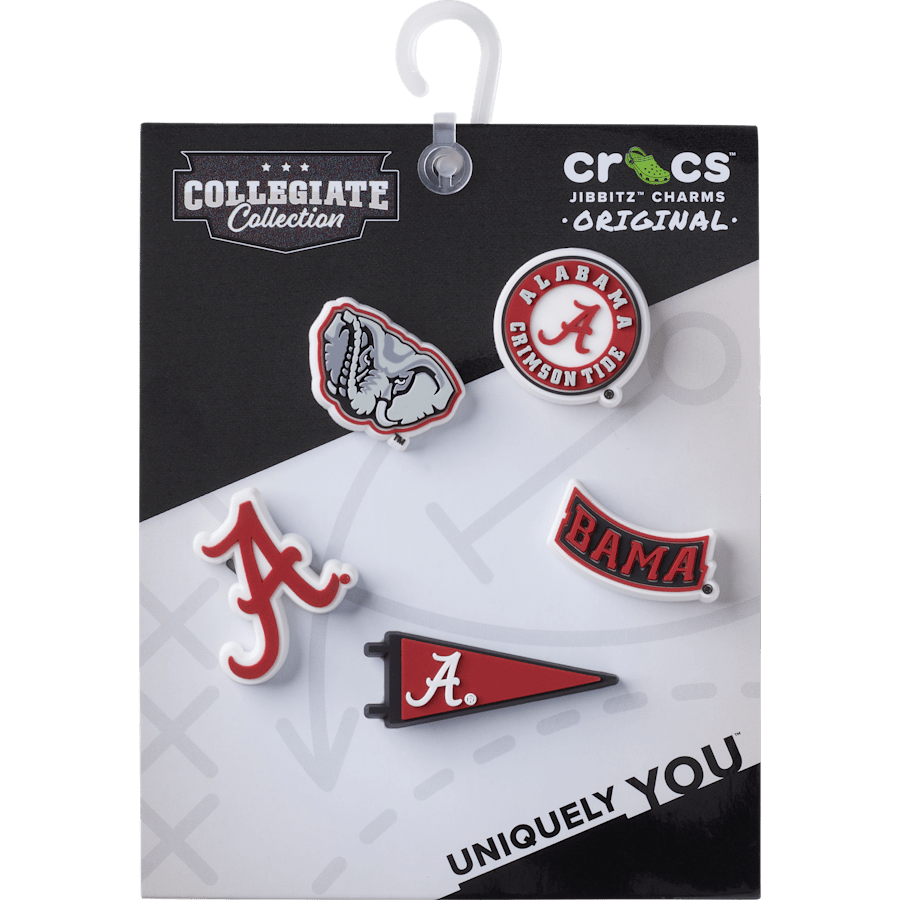 Crocs Popular University of Alabama 5 Pack Jibbitz™ charms
