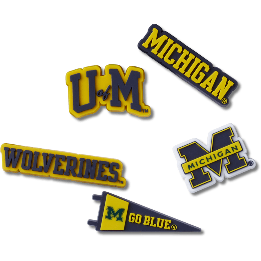 Crocs Great Value University of Michigan 5 Pack Jibbitz™ charms