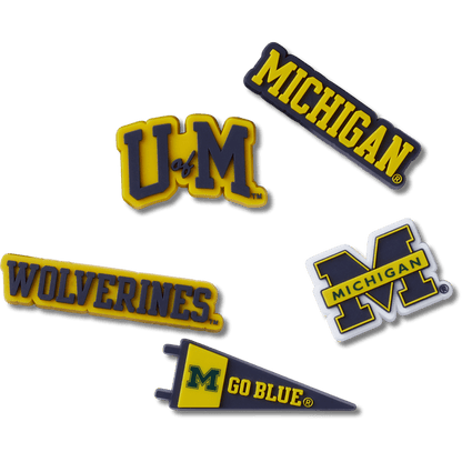 Crocs Great Value University of Michigan 5 Pack Jibbitz™ charms