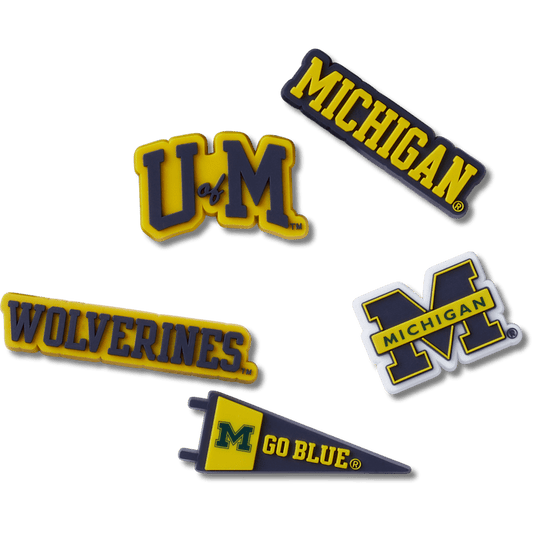 Crocs Great Value University of Michigan 5 Pack Jibbitz™ charms
