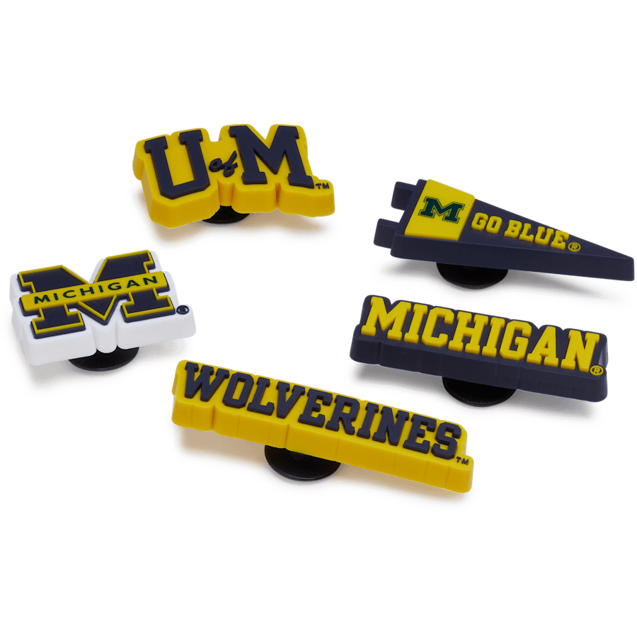 Crocs Great Value University of Michigan 5 Pack Jibbitz™ charms