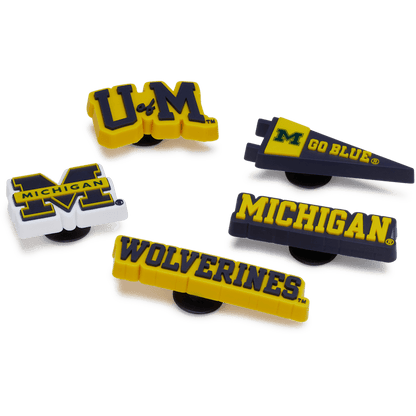 Crocs Great Value University of Michigan 5 Pack Jibbitz™ charms
