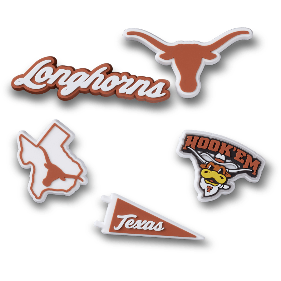 Crocs Discount University of Texas 5 Pack Jibbitz™ charms