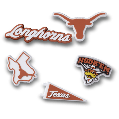 Crocs Discount University of Texas 5 Pack Jibbitz™ charms