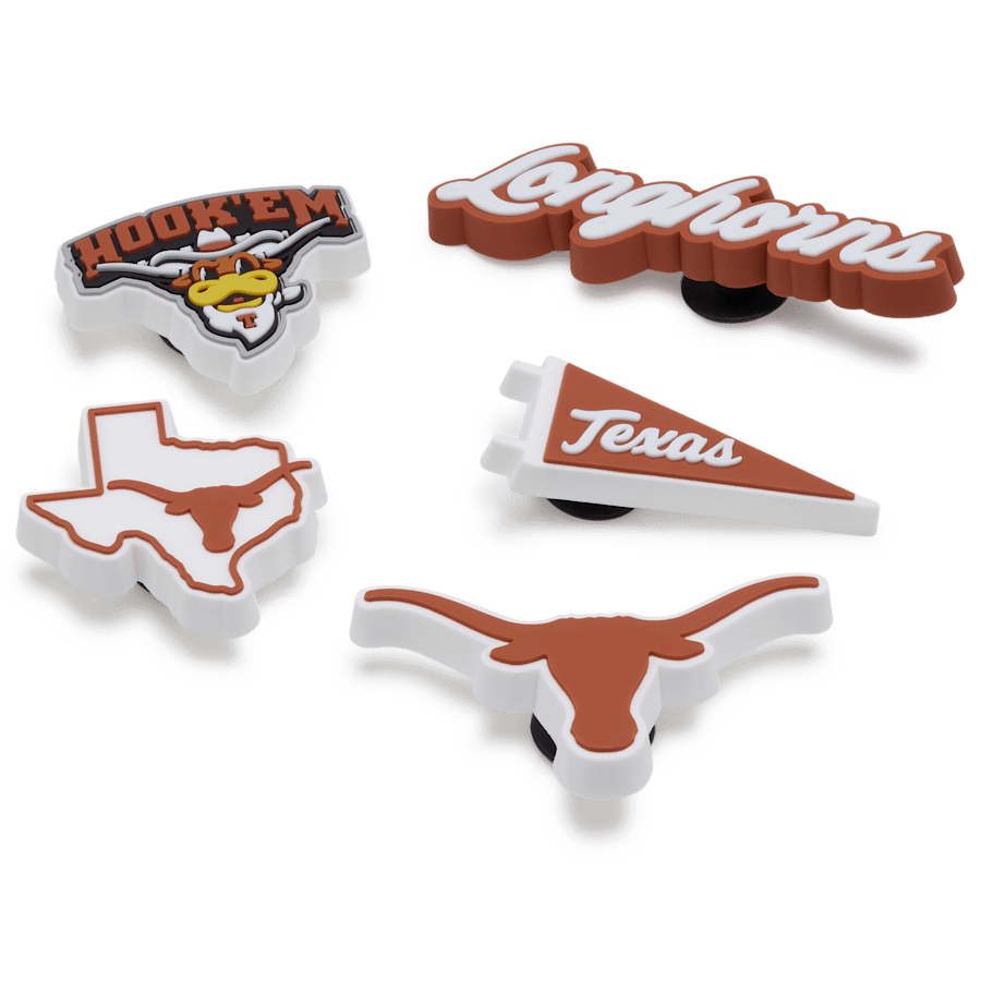 Crocs Discount University of Texas 5 Pack Jibbitz™ charms