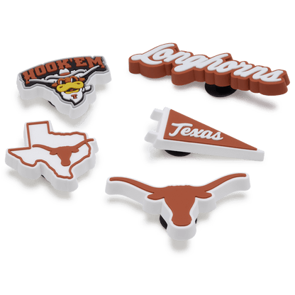Crocs Discount University of Texas 5 Pack Jibbitz™ charms