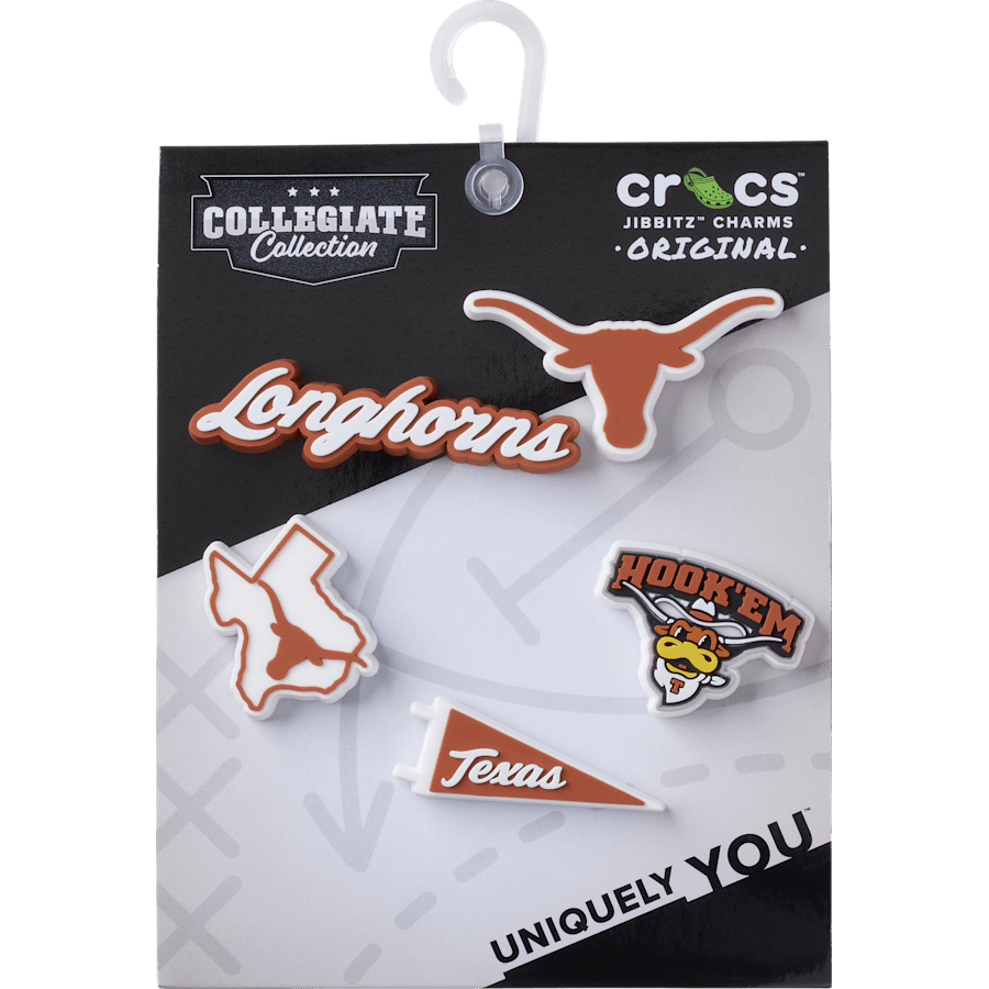 Crocs Discount University of Texas 5 Pack Jibbitz™ charms