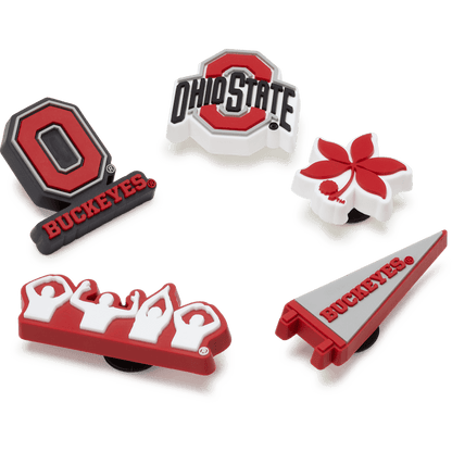 Crocs Featured Ohio State University 5 Pack Jibbitz™ charms