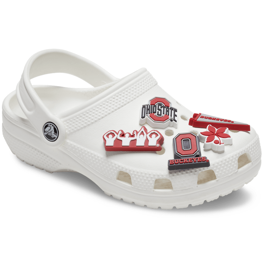 Crocs Featured Ohio State University 5 Pack Jibbitz™ charms