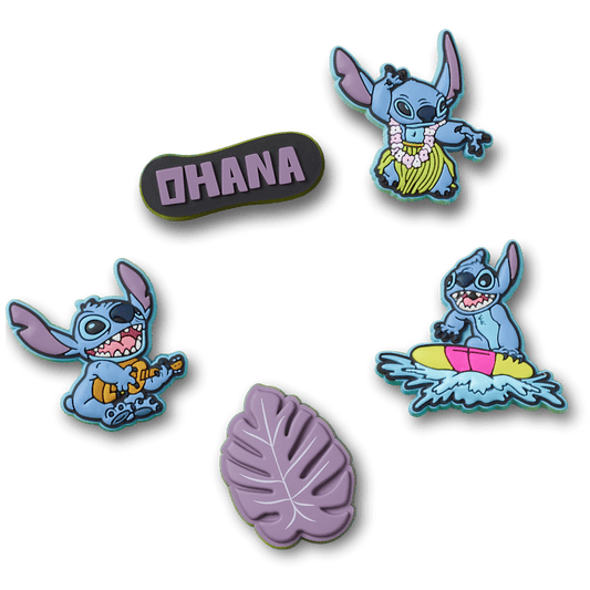 Crocs Hot Sale Stitch Tropical 5 Pack Jibbitz™ charms