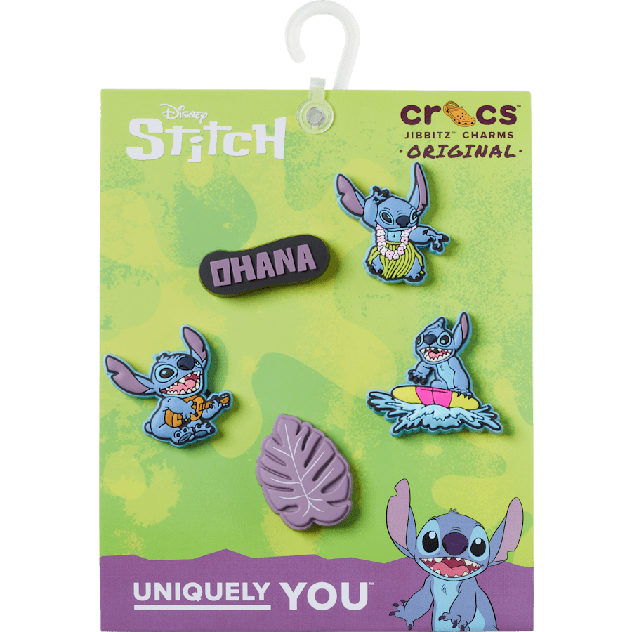 Crocs Hot Sale Stitch Tropical 5 Pack Jibbitz™ charms