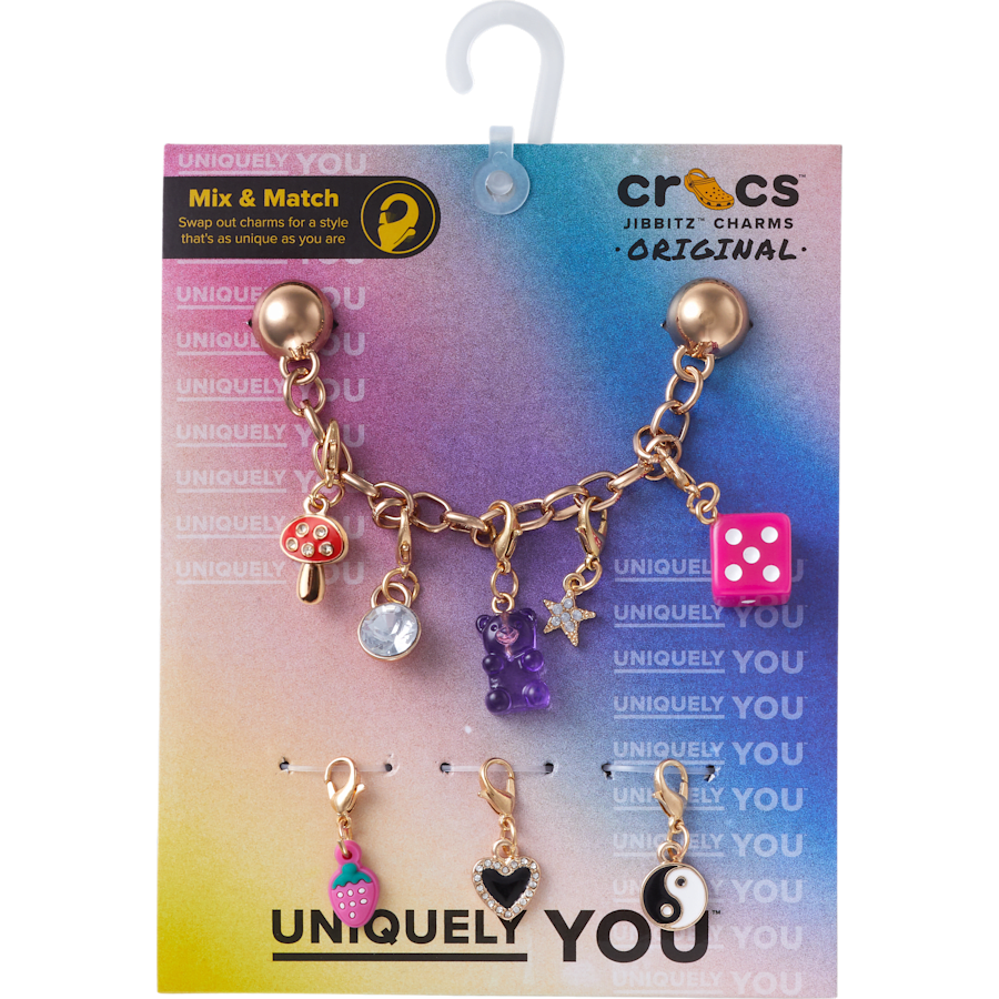 Crocs Trending Custom Charm Chain 5 Pack Jibbitz™ charms