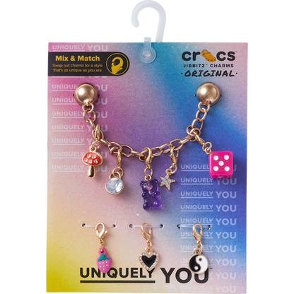 Crocs Trending Custom Charm Chain 5 Pack Jibbitz™ charms