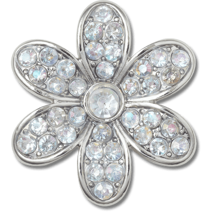 Crocs Latest Silver Mnchrm Daisy 1 Jibbitz™ charms