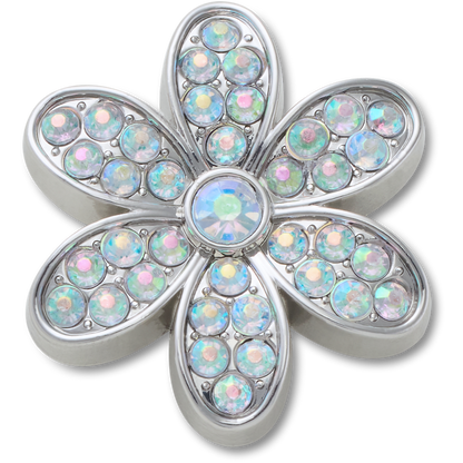 Crocs Latest Silver Mnchrm Daisy 1 Jibbitz™ charms
