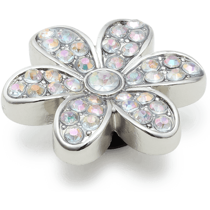 Crocs Latest Silver Mnchrm Daisy 1 Jibbitz™ charms