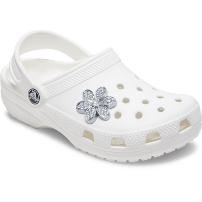 Crocs Latest Silver Mnchrm Daisy 1 Jibbitz™ charms