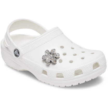 Crocs Latest Silver Mnchrm Daisy 1 Jibbitz™ charms