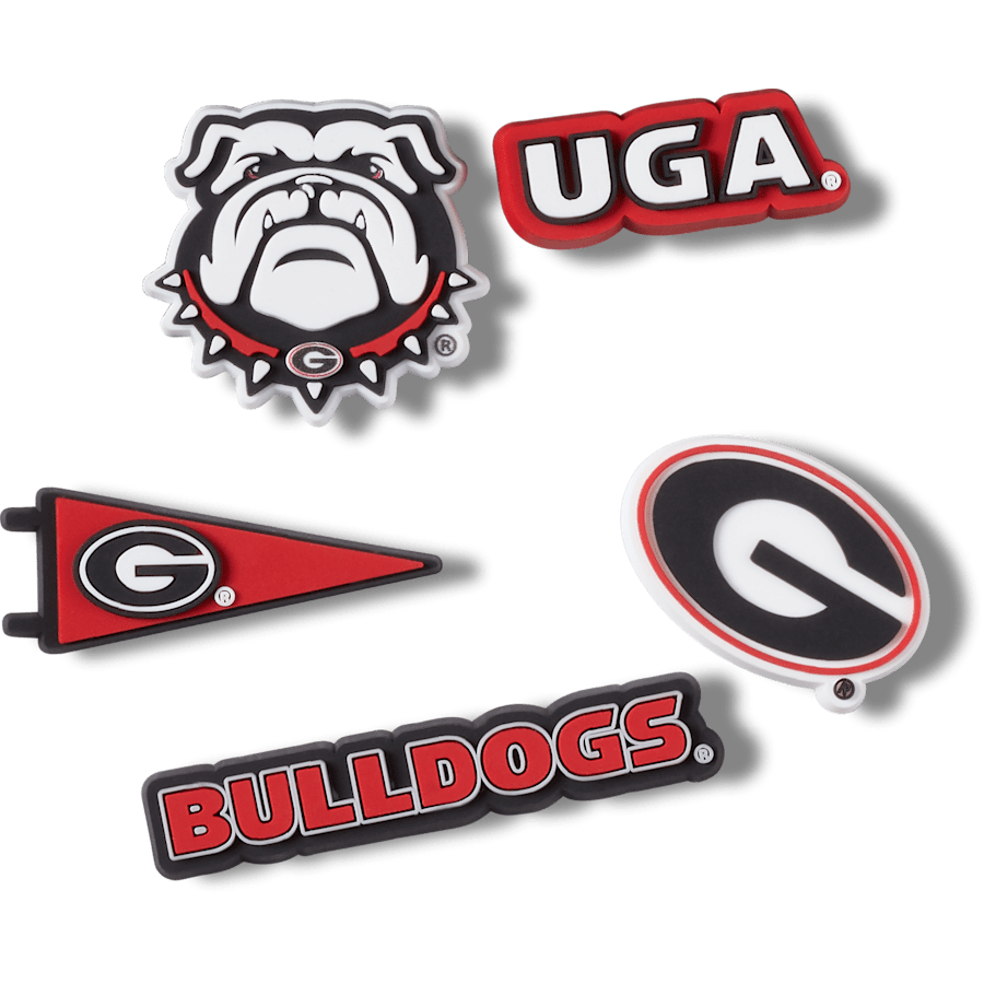 Crocs Best Price University of Georgia 5 Pack Jibbitz™ charms