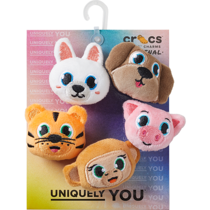 Crocs Essential Fuzzy Animal 5 Pack Jibbitz™ charms