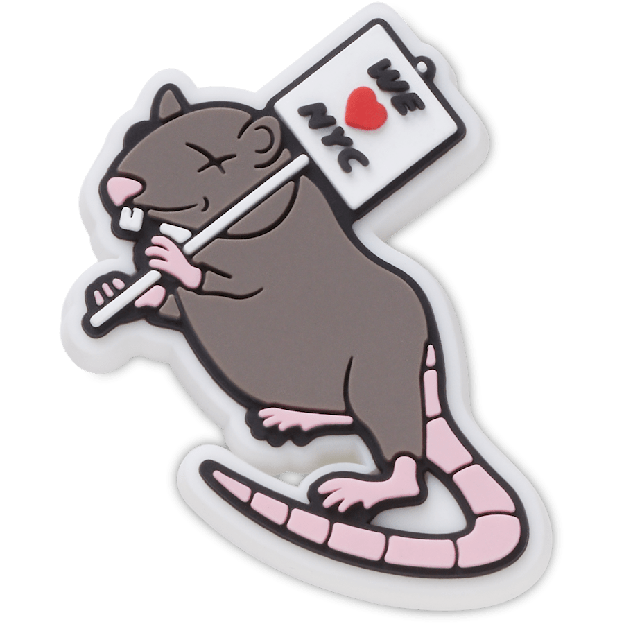 Crocs Top Pick NYC Rats Run the City Jibbitz™ charms