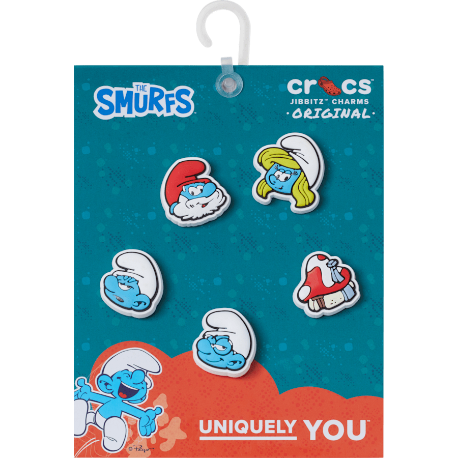 Crocs Best Seller Smurfs 5 Pack Jibbitz™ charms