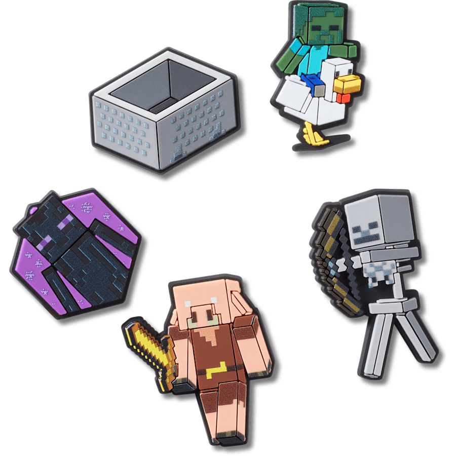 Crocs Great Value Minecraft 5 Pack Jibbitz™ charms