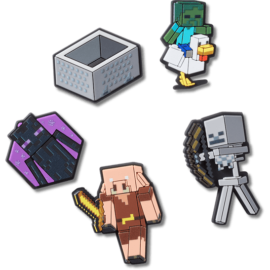 Crocs Great Value Minecraft 5 Pack Jibbitz™ charms