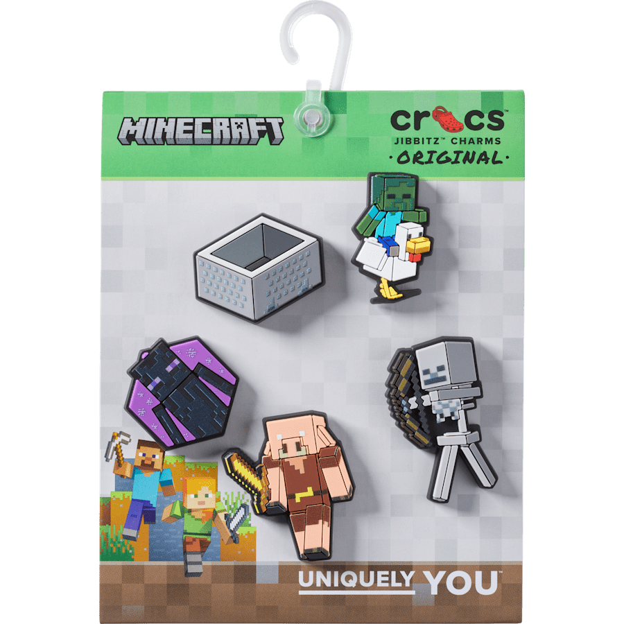 Crocs Great Value Minecraft 5 Pack Jibbitz™ charms