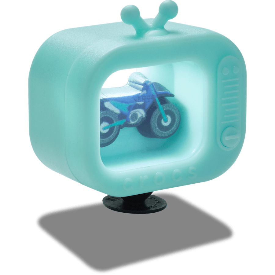 Crocs Latest Motorcycle TV Flashlight Jibbitz™ charms