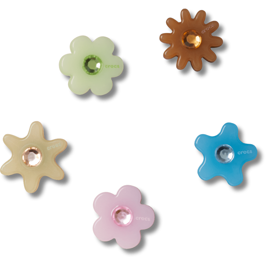 Crocs Signature Enlighten Flower 5 Pack Jibbitz™ charms