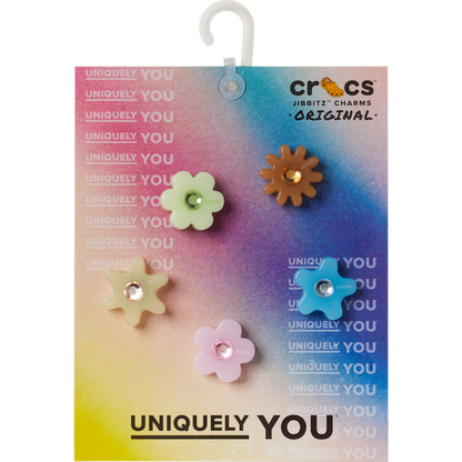 Crocs Signature Enlighten Flower 5 Pack Jibbitz™ charms