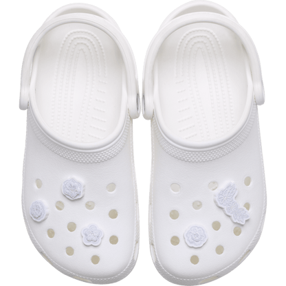 Crocs Great Value White Elegant Floral 5 Pack Jibbitz™ charms