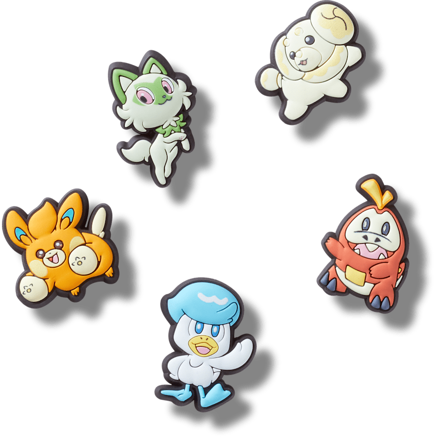 Crocs Value Pokemon Paldea 5 Pack Jibbitz™ charms